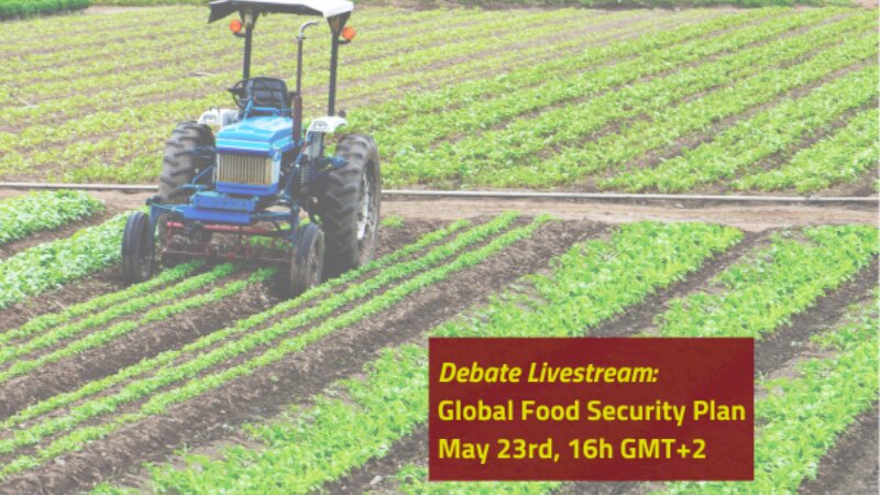 Global food security policy debate in NL parliament